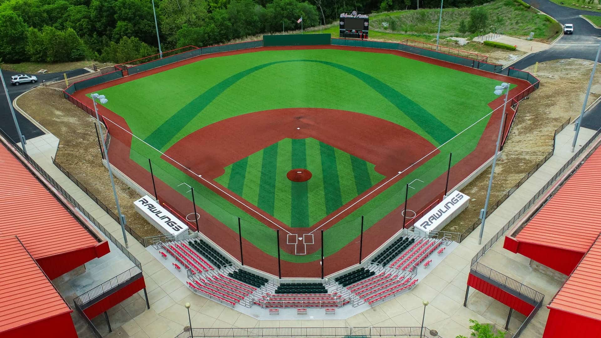St Louis Ballparks Of America Baseball Diamond Field